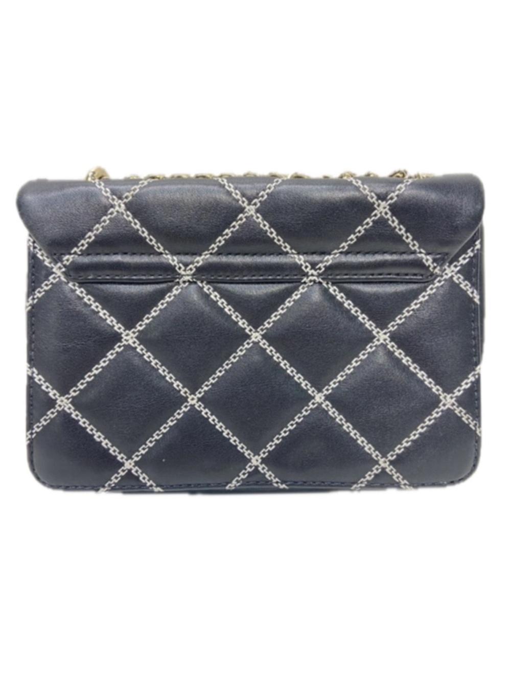 kate spade Black Quilted Leather Crossbody with Gold Chain - Picture 2 of 4